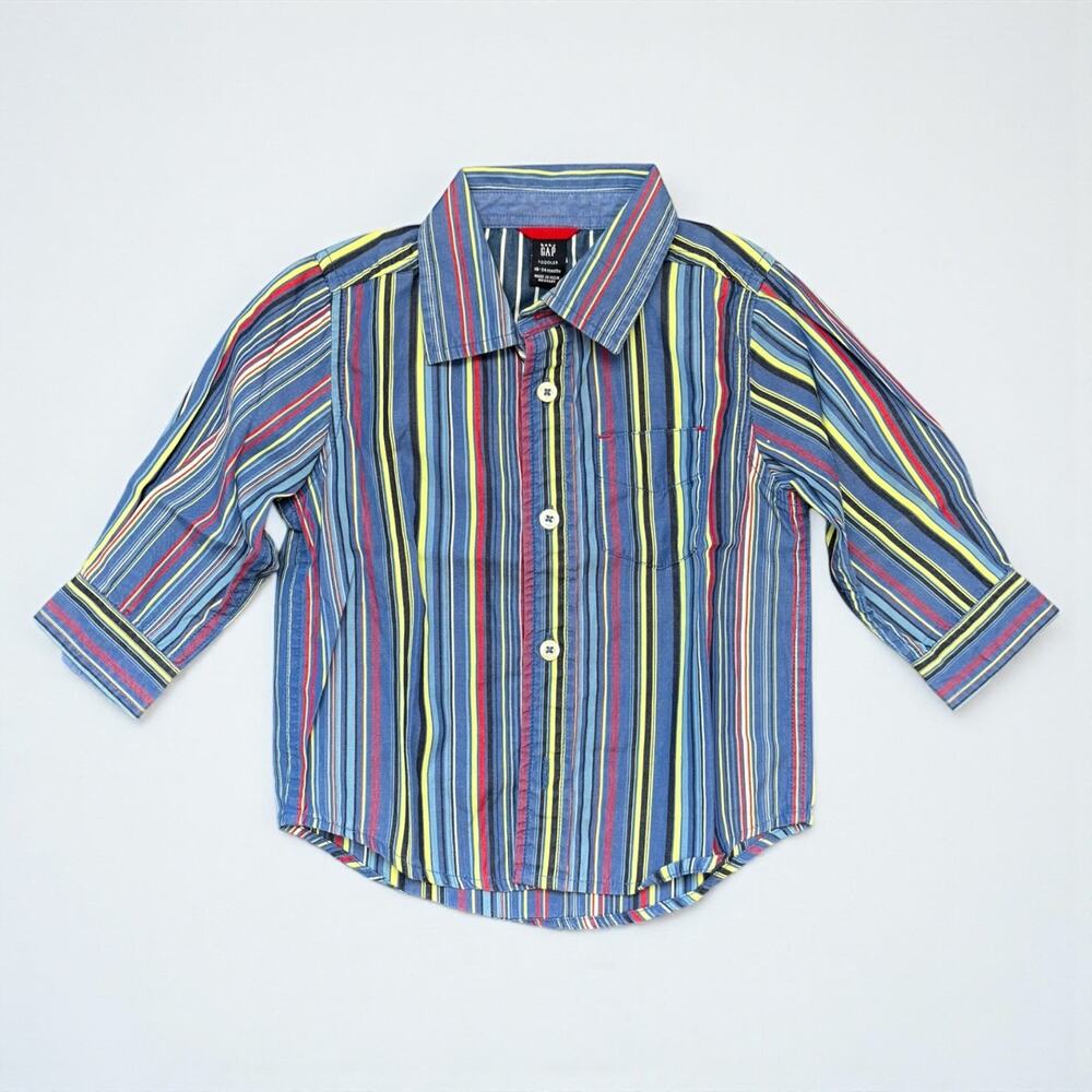 Gap Blue Stripe Toddler shirt
